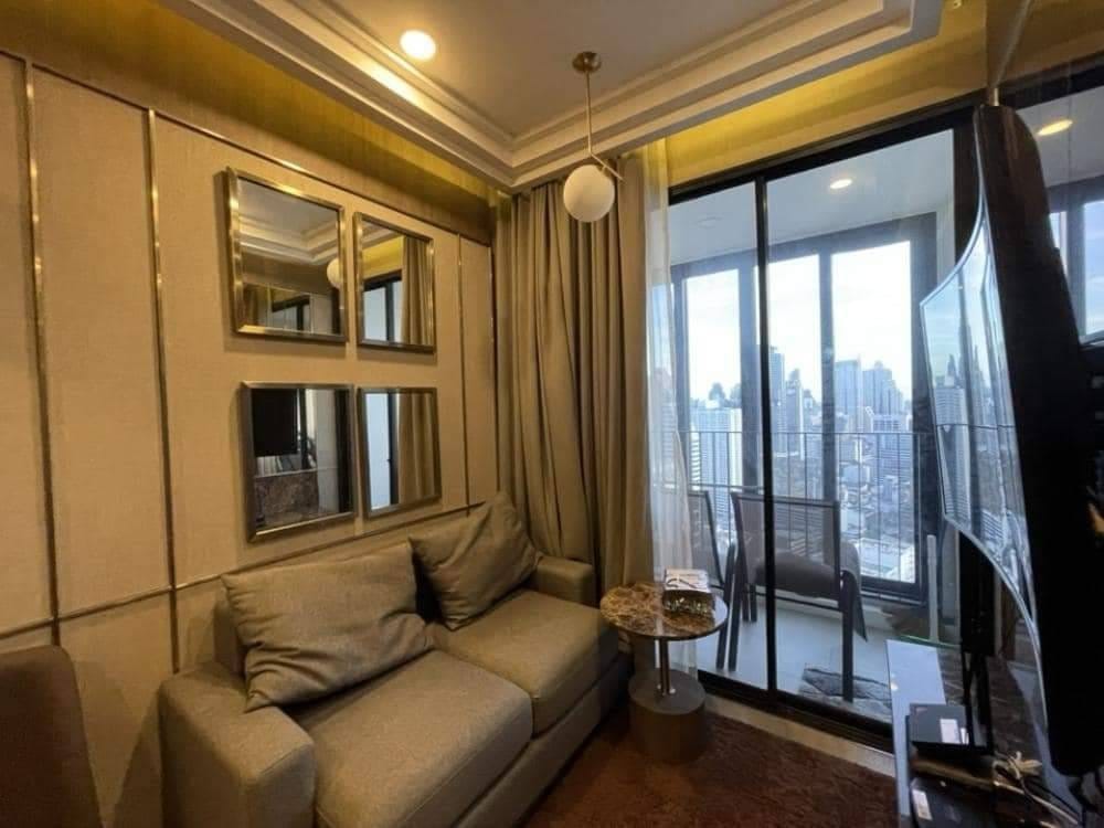 For SaleCondoSiam Paragon ,Chulalongkorn,Samyan : S-ATJ119  Ashton Chula-Silom, 35th floor, city view, 34.2 sq m, 1 bedroom, 1 bathroom, 11million (sold with tenant) 064-959-8900