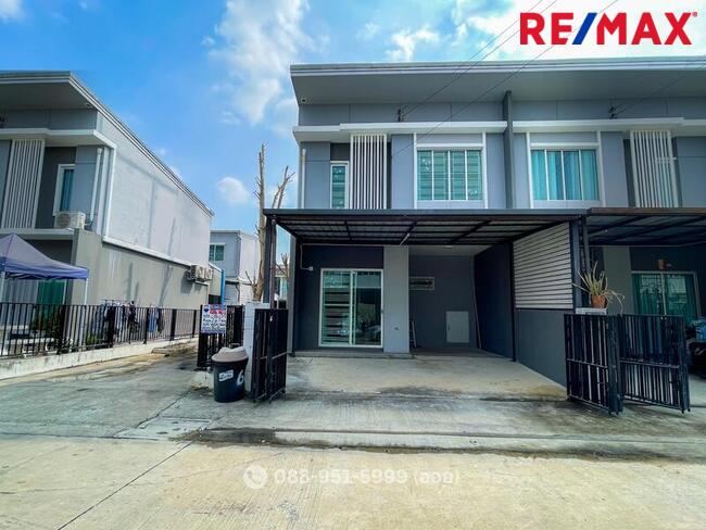 For SaleTownhomeMin Buri, Romklao : Selling/renting 2 -story townhouse behind the corner (Soi Misteen) Pruksa Ville 114 Ramkhamhaeng-Romklao