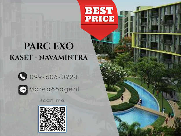 For SaleCondoNawamin, Ramindra : 🔥 For sale!! Condo PARC EXO Kaset-Navamintra