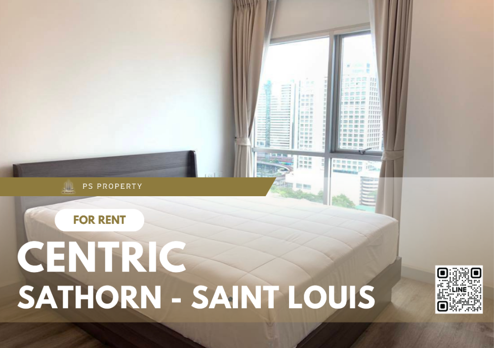 ให้เช่าคอนโดสาทร นราธิวาส : ให้เช่า📌Centric sathorn st.louis📌 เฟอร์นิเจอร์ เครื่องใช้ไฟฟ้าครบ ใกล้ BTS เซนต์หลุยส์