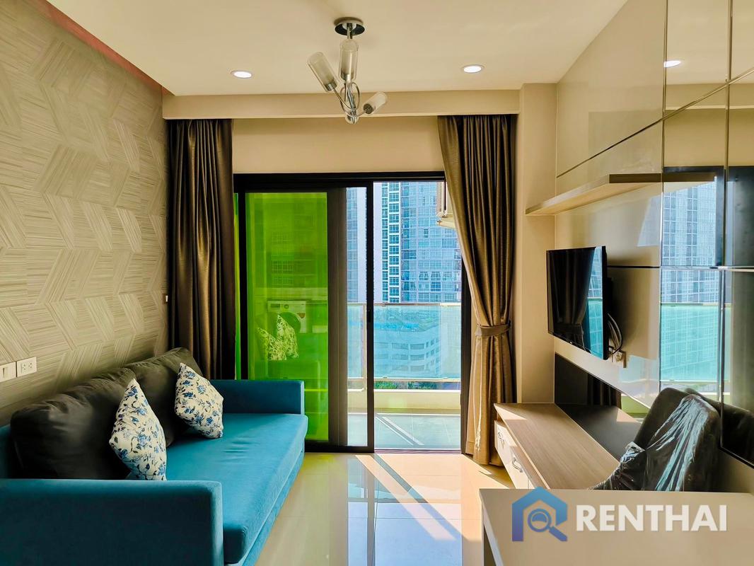 For SaleCondoPattaya, Bangsaen, Chonburi : For sale condo 1 bedroom at Dusit Grand Condo View