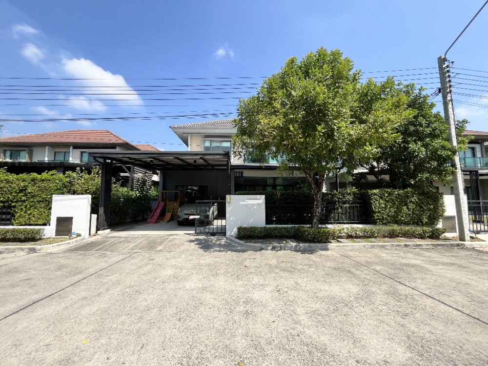 For SaleHouseRama5, Ratchapruek, Bangkruai : Venue Rama 5-2 for sale, good location, decorated according to Feng Shui, 5 air conditioners, additions, ready to move in, excellent condition, 4 bedrooms, 3 bathrooms, 2 parking spaces.