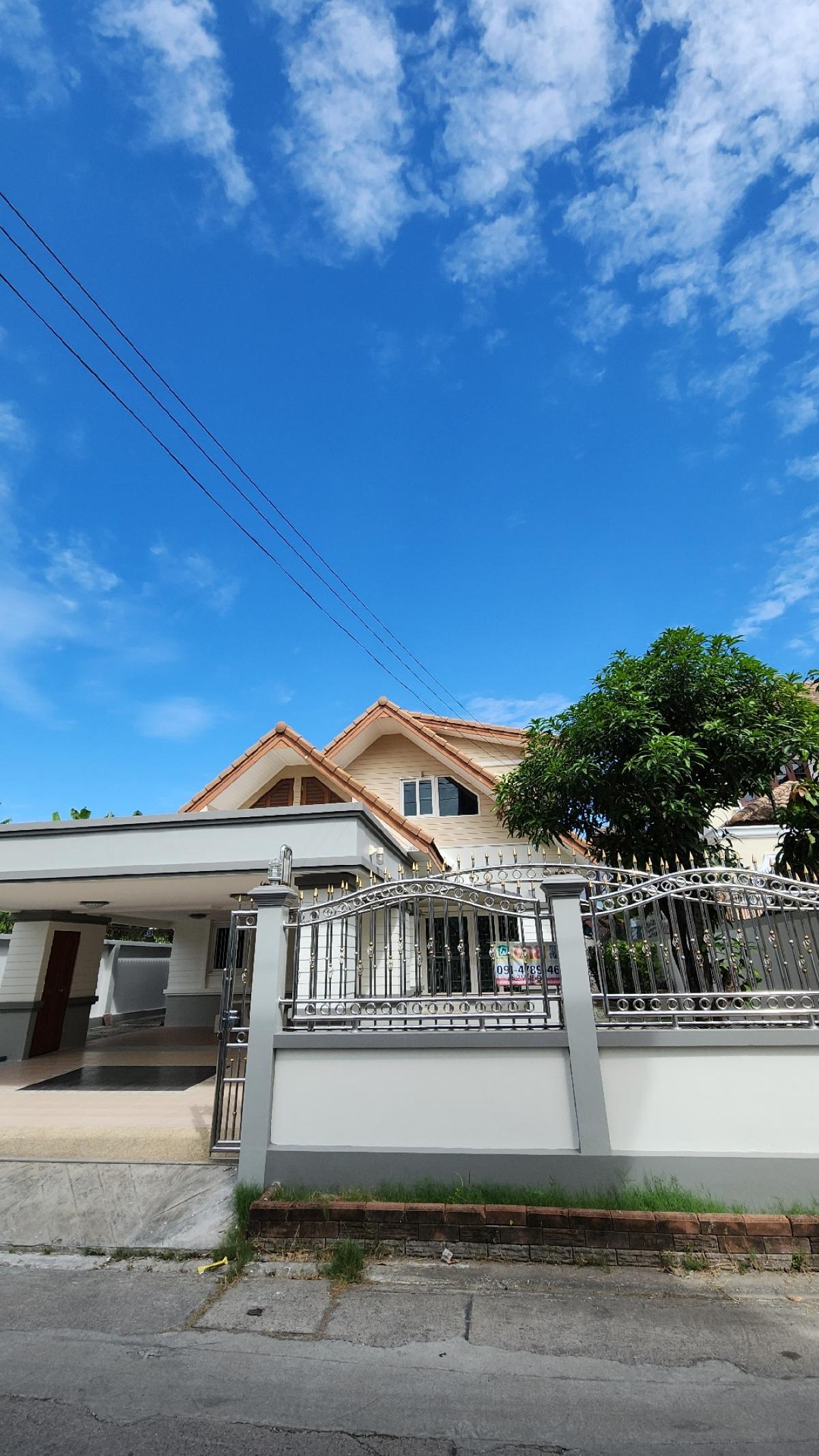 For SaleHouseChaengwatana, Muangthong : For Sale: Two-Story Detached House Behind Tiwatsadu, Nonthaburi, Convenient Transportation