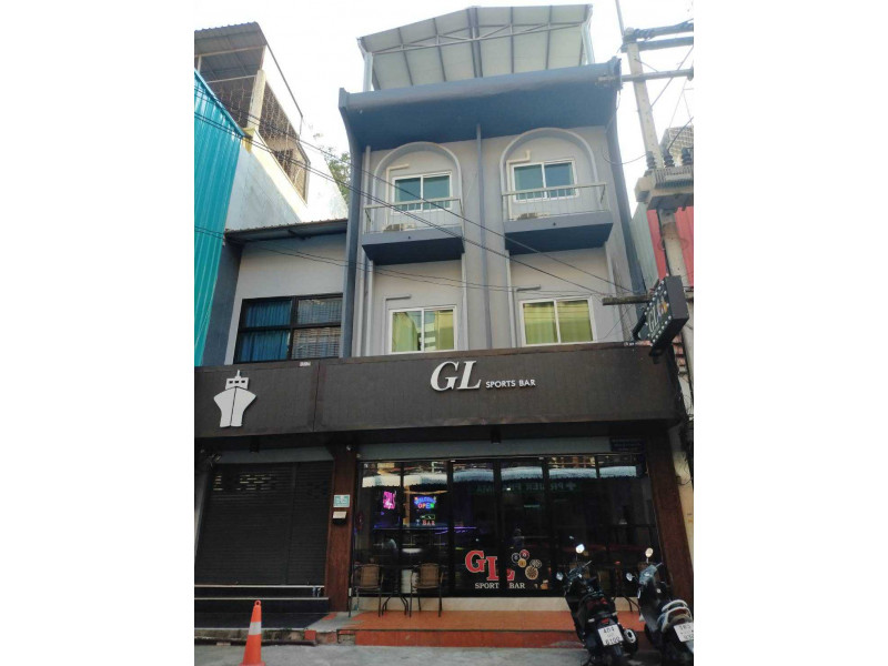 For SaleBusinesses for salePattaya, Bangsaen, Chonburi : L081005 Commercial building for sale with business, hostel, Soi Pattaya 13/2, 8 bedrooms.