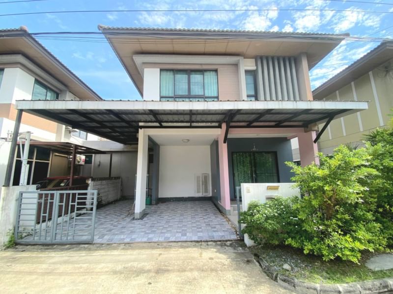 For SaleHouseNawamin, Ramindra : For sale: 2-story detached house, 3 bedrooms, 35 square wah, Prompat Prime Village, near Safari World Zoo, Sam Wa Tawan Tok Subdistrict, Khlong Sam Wa District, Bangkok