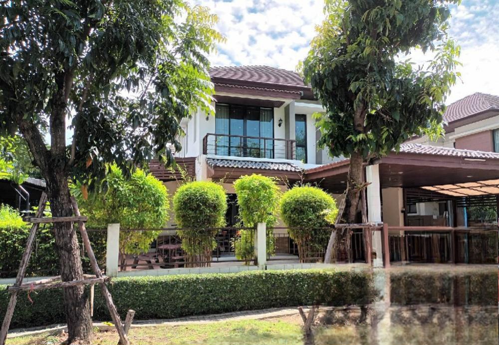 For SaleHouseLadkrabang, Suwannaphum Airport : (79 sq.w. Only 8.6 M) Lake View Park Home for Sale Fully furnished, ready to move in (Wongwan-Bangna)