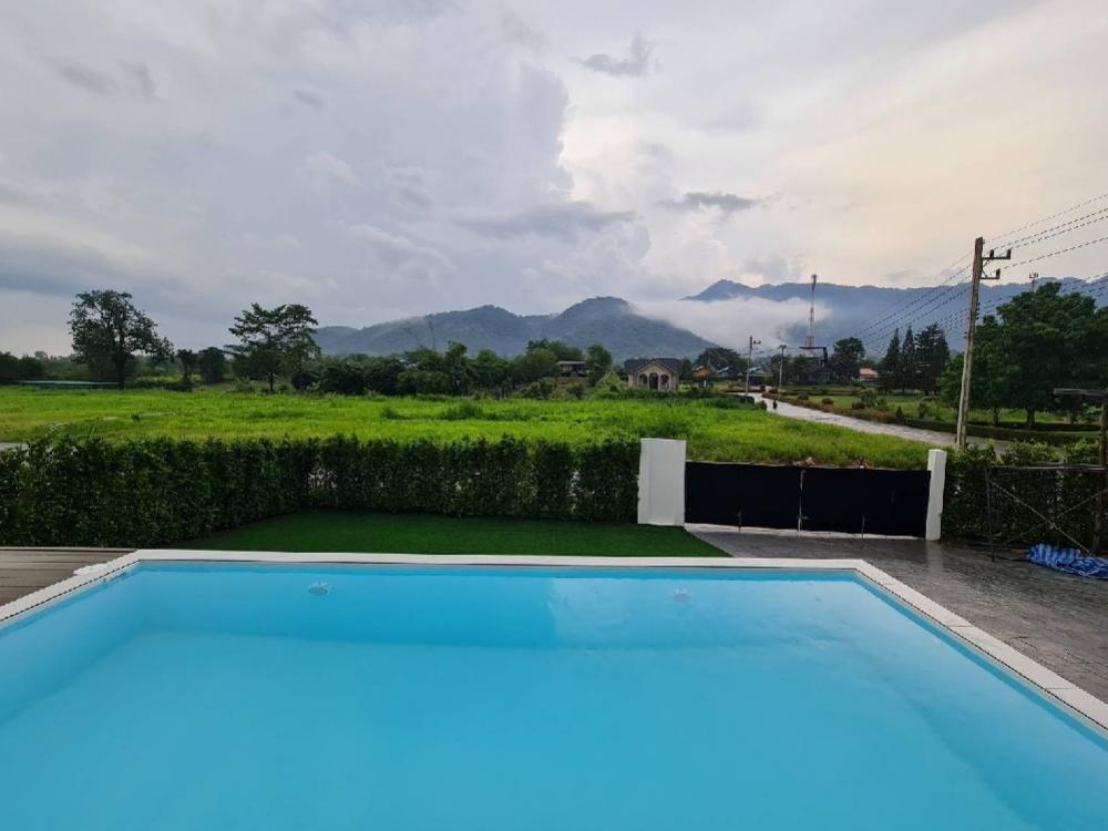 For SaleHousePak Chong KhaoYai : 6,500,000 !!Urgent sale, house with swimming pool, Khao Yai, on Kut Kla Road, near 7-Eleven.