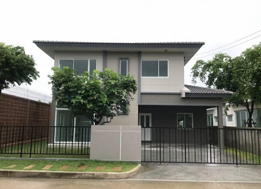 For SaleHousePathum Thani,Rangsit, Thammasat : Single house for sale, Casa Ville Rangsit-Khlong Song, area 56.6 sq m, usable area 128 sq m, 3 bedrooms, 3 bathrooms, parking for 2 cars, price 5.5 million baht.