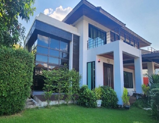 For RentHousePathum Thani,Rangsit, Thammasat : Tel. 081-632-0632 2 storey detached house for rent, Soi Soon Kom 17, Don Mueang Songprapa / Air / Furniture Fully Furnished / Housing or Home Office.