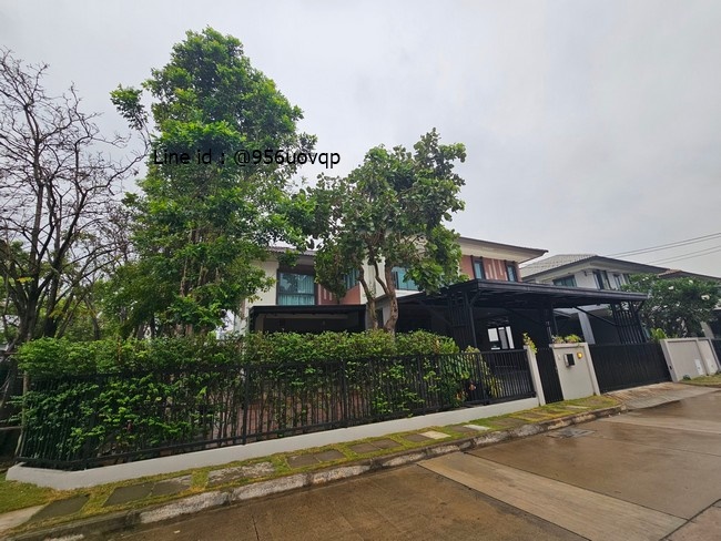 For RentHouseBangna, Bearing, Lasalle : svs272  Single house for rent Burasiri Wongwaen-Onnuch corner house.