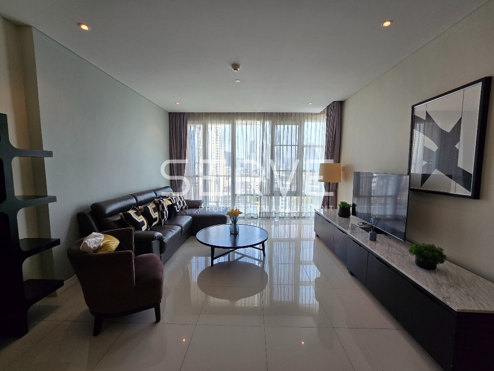 For RentCondoSukhumvit, Asoke, Thonglor : Pet Friendly 2 Beds with Bathtub Good Location BTS Ekkamai 350 m. @ Fullerton Sukhumvit