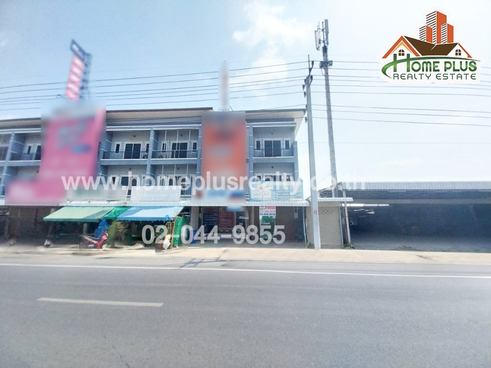 For SaleShop HouseAng Thong : 3-story commercial building (back side) Ang Thong, near Pho Thong Hospital (good location, good investment)