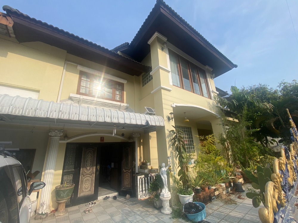 For SaleHousePattaya, Bangsaen, Chonburi : Single house for sale, size 106 sq w, 2 floors, 5 bedrooms, 3 bathrooms, Sam Muk Thani Village (S03-1720)