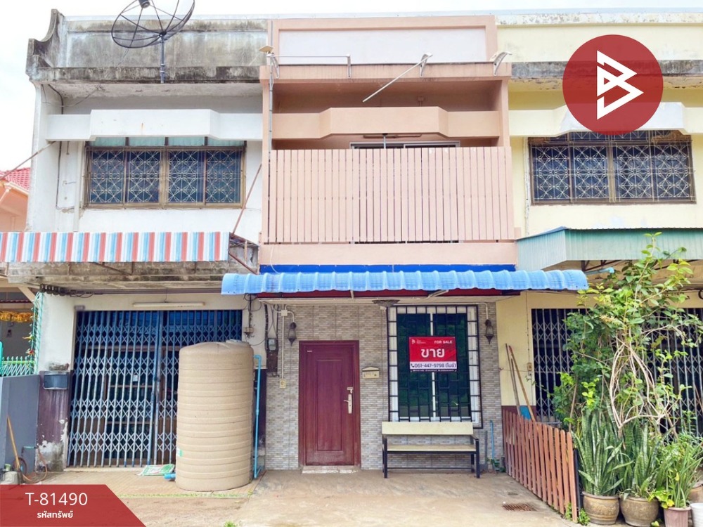 For SaleTownhouseBuri Ram : 2-story townhouse for sale, area 20 square meters, Chum Het, Buriram.