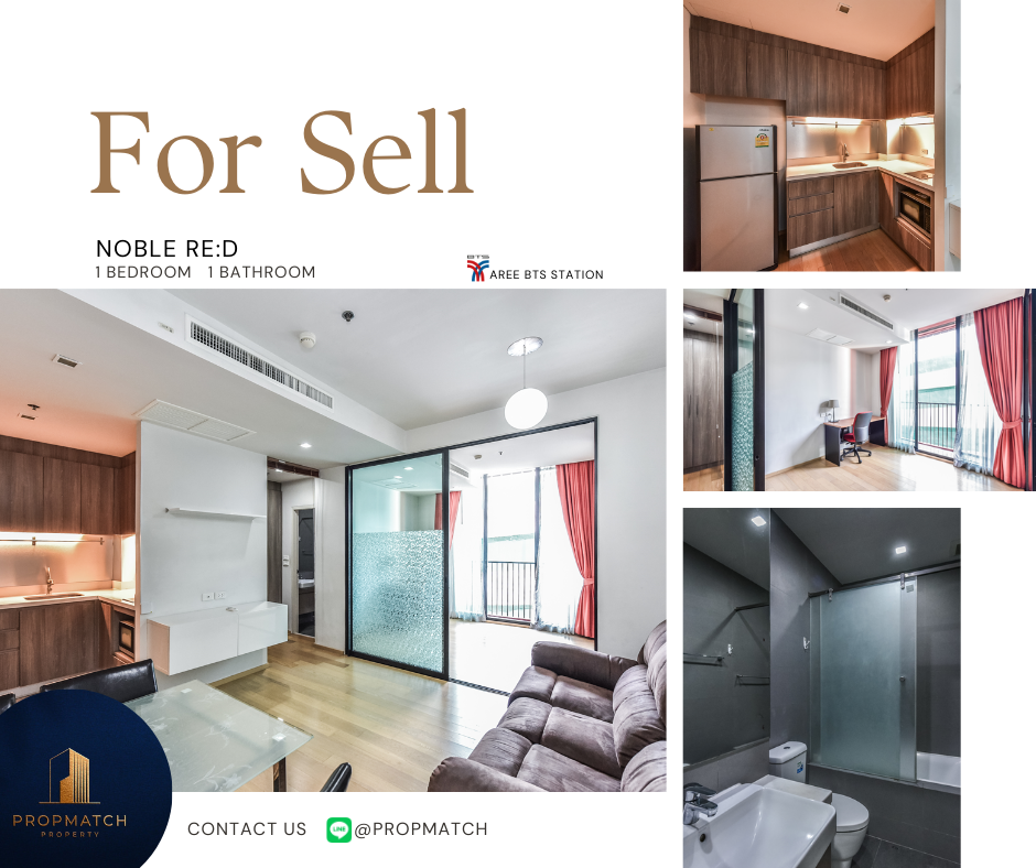 ขายคอนโดอารีย์ อนุสาวรีย์ : 🏙️ BEST DEAL FOR BUY | Noble RE:D  Studio 1 Bathroom 40 sq.m. - 5.79 M฿ Tel.0909426442 K.Film