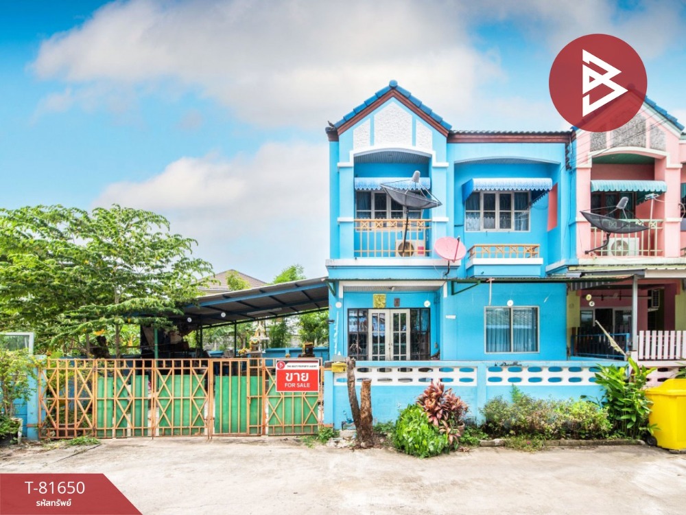 For SaleTownhouseSamut Prakan,Samrong : Townhouse for sale Theparak Village 4, Bang Bo, Samut Prakan