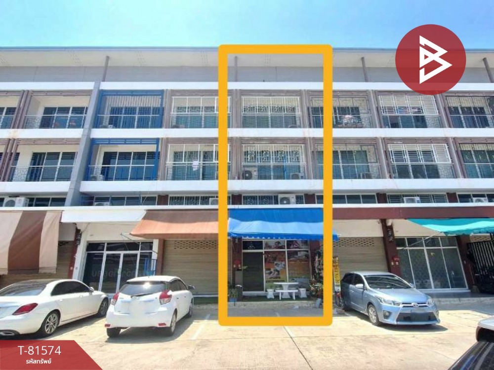 For SaleShophouseSamut Prakan,Samrong : Commercial building for sale, 3 floors, area 18 square meters, Phraeksa, Samut Prakan.