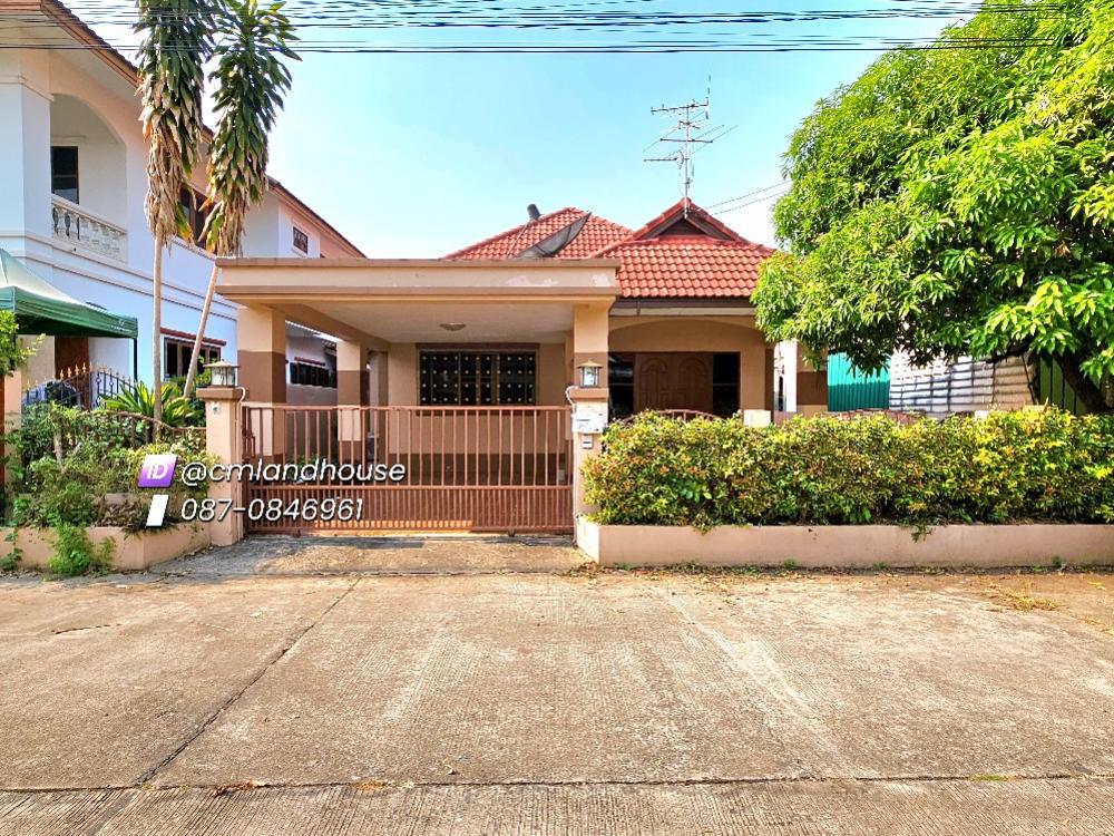 For SaleHouseChiang Mai : Best price! Baan Pimuk, near Central Festival 3.5 km., near Ruamchok 2 km., San Sai Noi, near the city, good condition, ready to move in. With furniture