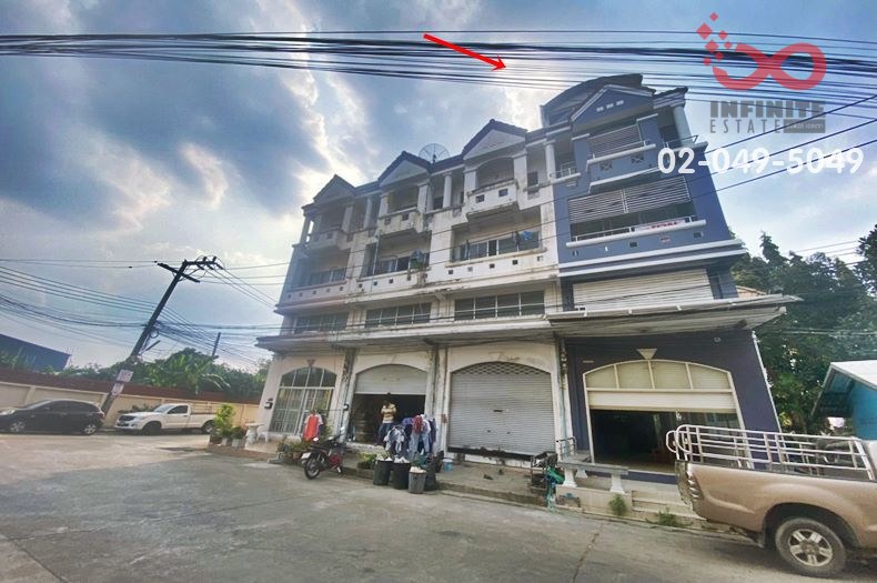 For SaleShophouseNawamin, Ramindra : 5-story commercial building for sale, Phibun Village, Soi Nawamin 93, Soi Bo Pla, completely renovated.