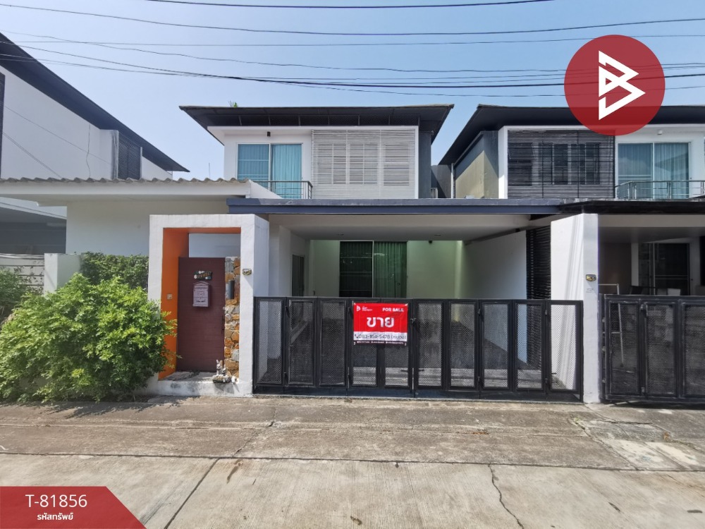 For SaleHousePattaya, Bangsaen, Chonburi : Single house for sale Foresta 9 Village, Bang Lamung, Chonburi