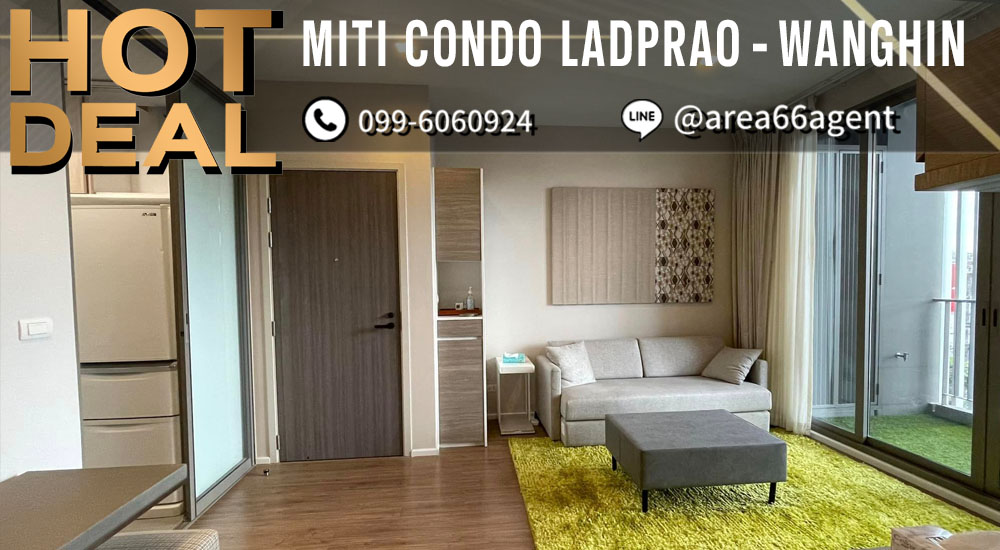 For SaleCondoKasetsart, Ratchayothin : 🔥 For sale!! Condo Miti Lat Phrao-Wang Hin