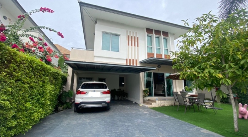 For SaleHouseNonthaburi, Bang Yai, Bangbuathong : 2-story detached house for sale, new project Rasika-Rattanathibet Bang Kruai-Thai Noi Road, Bang Yai District, Nonthaburi, Kanchanaphisek-Ratchapruek-Rattanathibet-Bang Kruai Sai Noi - Tha Nam Non, convenient travel, near the Purple Line. Si Rat Expresswa