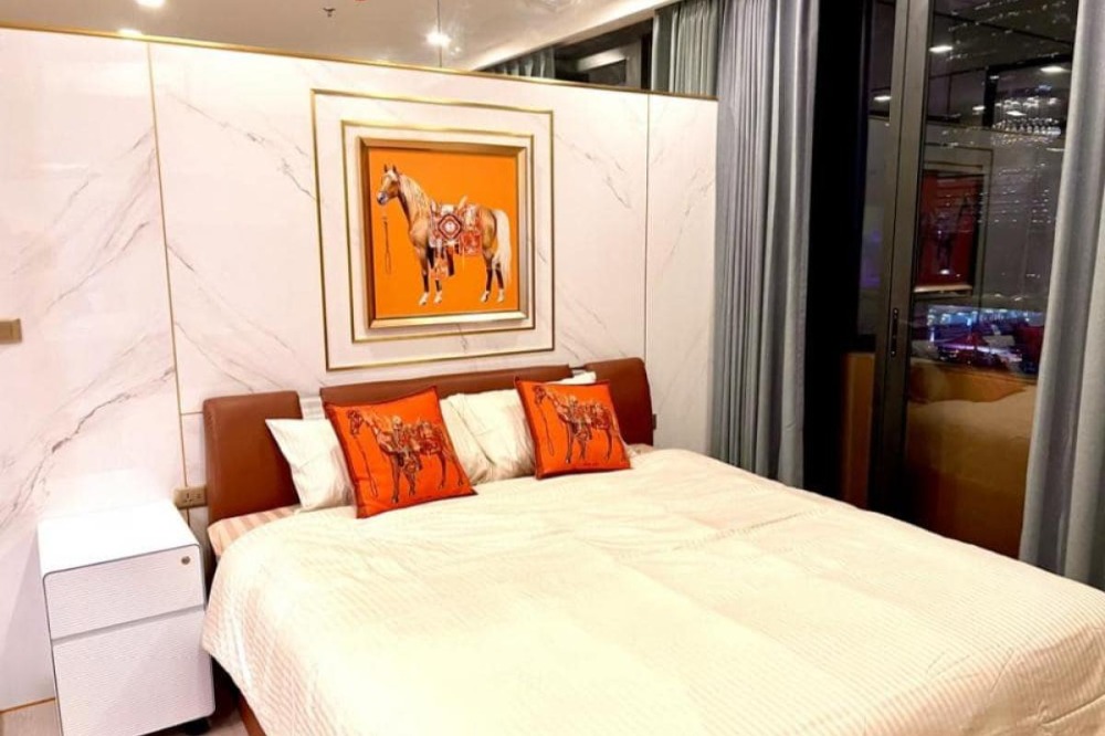 For RentCondoRama9, Petchburi, RCA : 💥🎉Hot deal. One Nine Five Asoke-Rama 9 [One 9 Five Asoke-Rama 9] Beautiful room, good price, convenient travel, fully furnished. Ready to move in immediately. You can make an appointment to see the room.