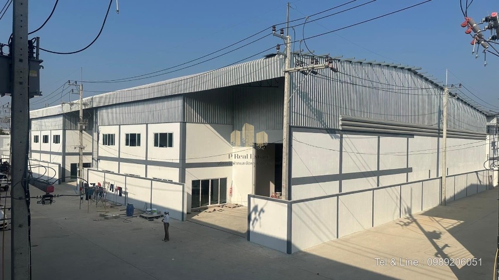 For RentWarehouseMahachai Samut Sakhon : Warehouse/office for rent, Si Wapha Sawatdee - Ekachai Road, Nadi Subdistrict, Mueang Samut Sakhon District, Samut Sakhon Province, area 651-1,607 sq m.