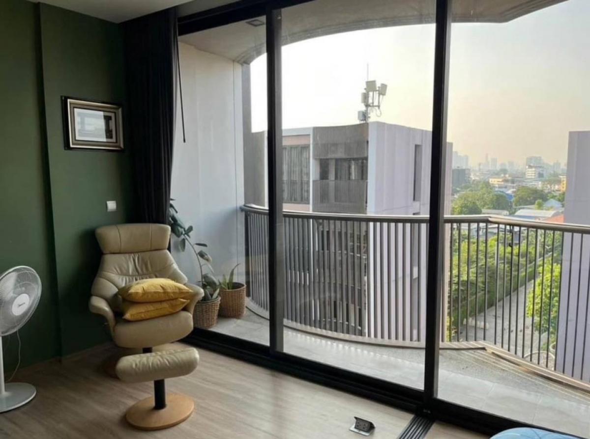 For RentCondoOnnut, Udomsuk : ++For urgent rent++ Kawa Haus Condo, 1 bedroom, 1 bathroom, 1 separate kitchen, 1 living room, beautiful view, 7th floor, size 37 sq m., fully furnished, ready to move in