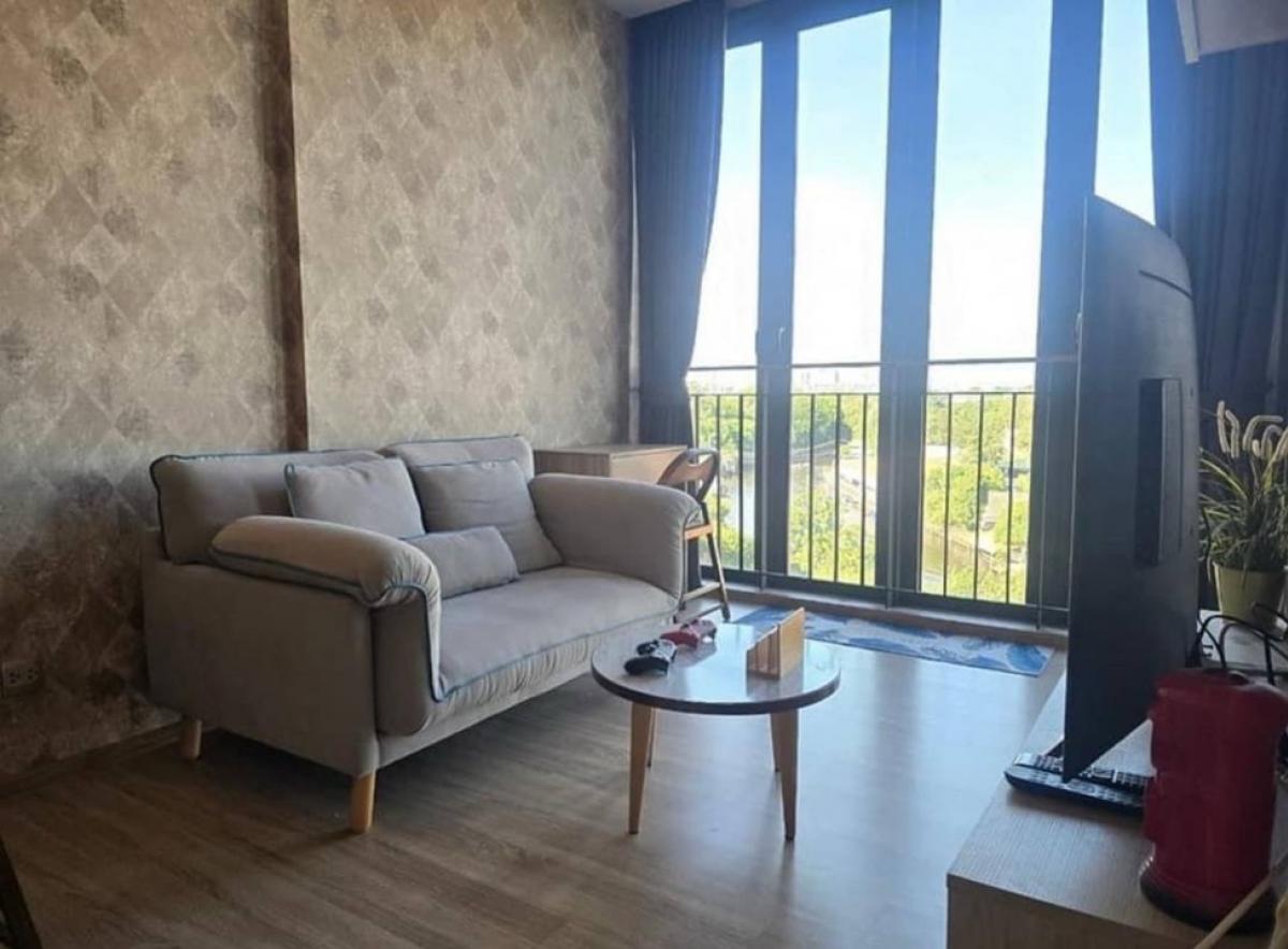 For RentCondoOnnut, Udomsuk : 🔥Urgent rental🔥Resort-style condo🔥 KAWA Haus Condo, 1 bedroom, 1 bathroom, 35 sq m., 6th floor, canal view, very beautiful, ready to move in, beautifully decorated, complete furniture