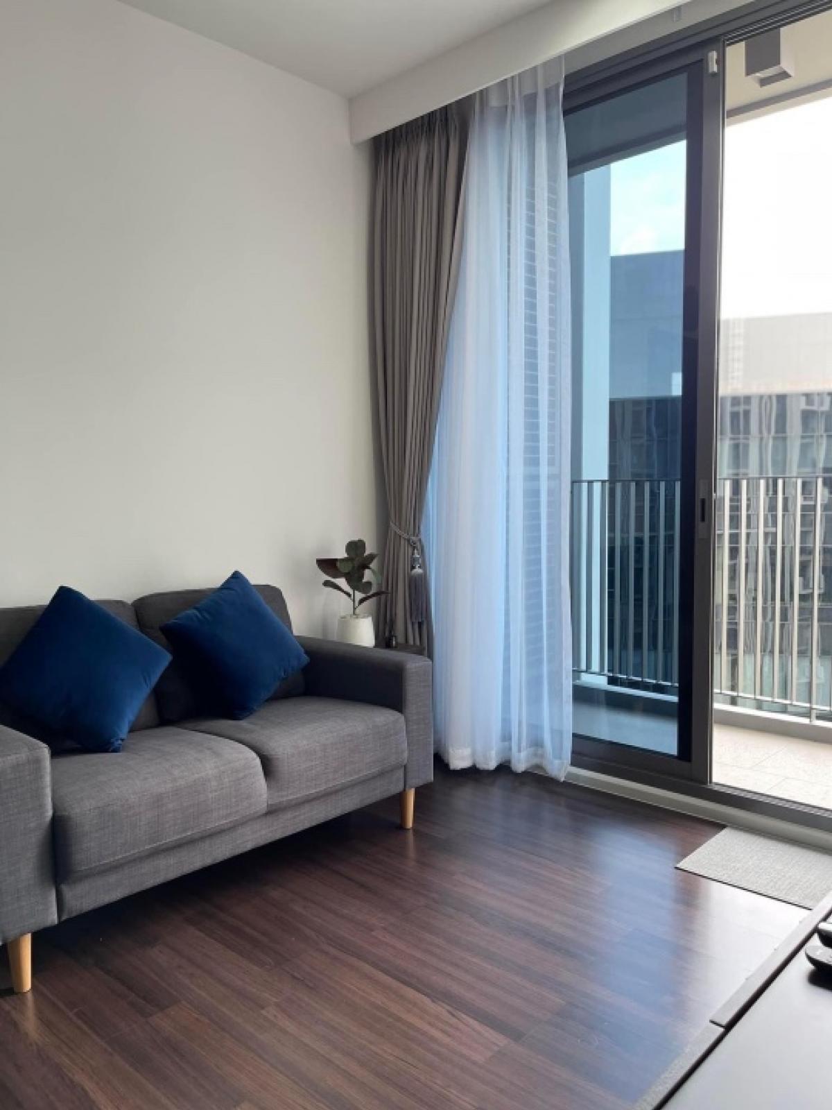 For RentCondoOnnut, Udomsuk : 🔥Urgent rental🔥Whizdom Inspire Sukhumvit Condo, 2 bedrooms, 2 bathrooms, size 51 sq m., 12A floor, beautiful view, fully furnished, ready to move in