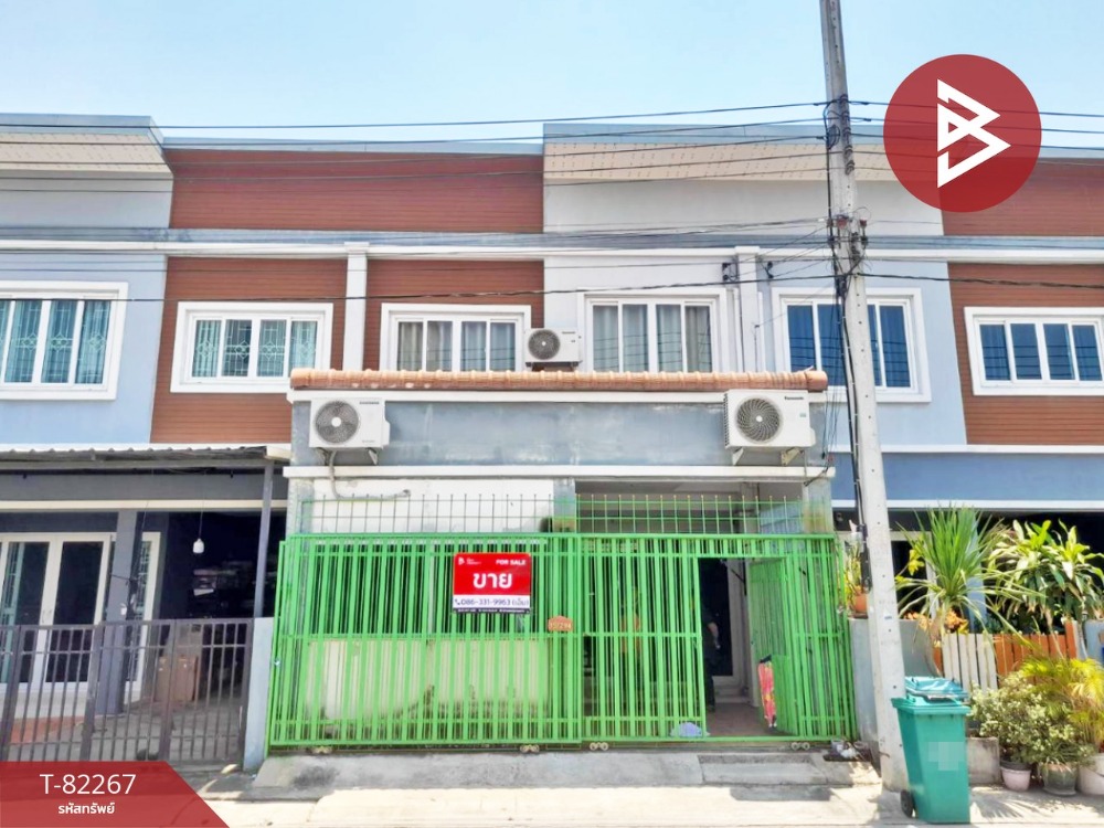 For SaleTownhousePathum Thani,Rangsit, Thammasat : Townhome for sale, Chalida Village, Rangsit-Khlong 3, Pathum Thani.