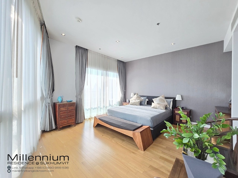 ขายคอนโดสุขุมวิท อโศก ทองหล่อ : ขายอพาร์ทเมนท์หรู Millennium Residence 3 ห้องนอน