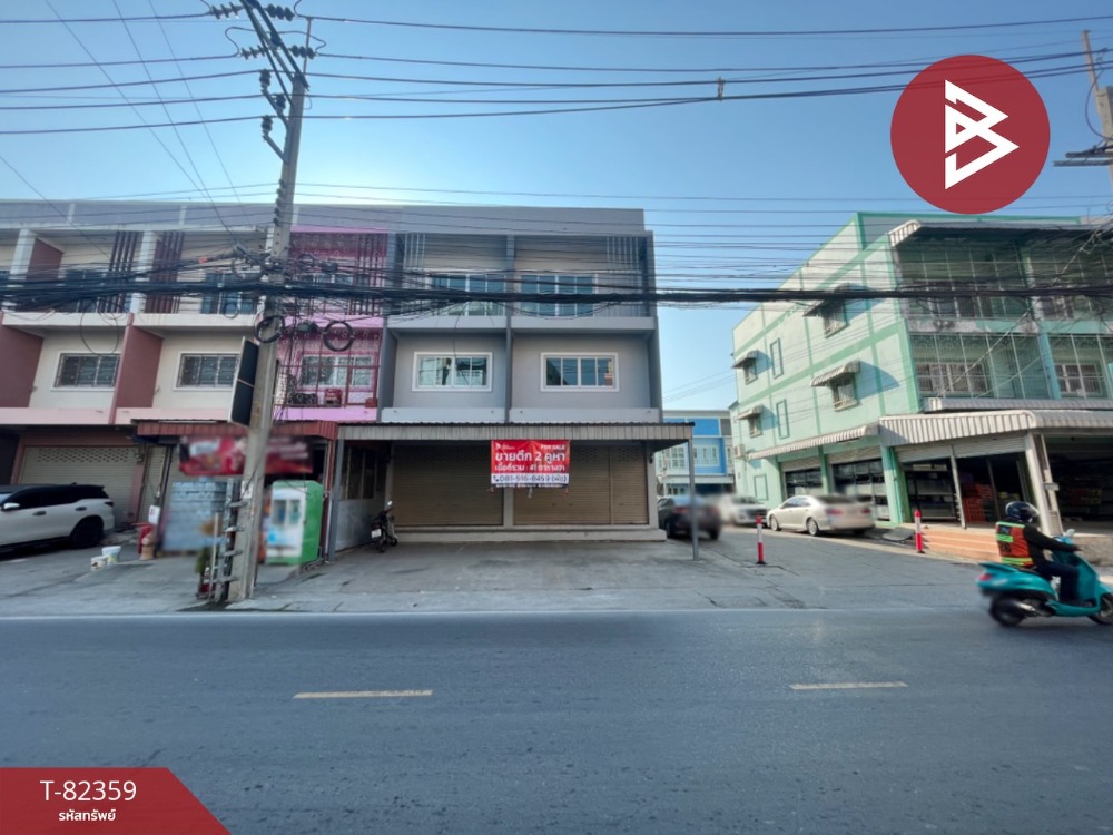 For SaleShophouseSamut Prakan,Samrong : Commercial building for sale, Soi Phraeksa 11, area 41 square meters, Samut Prakan.