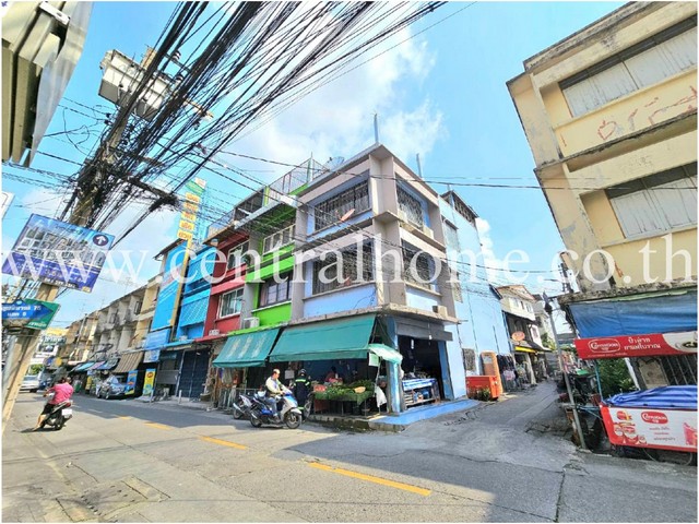 For SaleShophousePinklao, Charansanitwong : Corner shophouse, Charan 75, MRT Bang Phlat, suitable for business