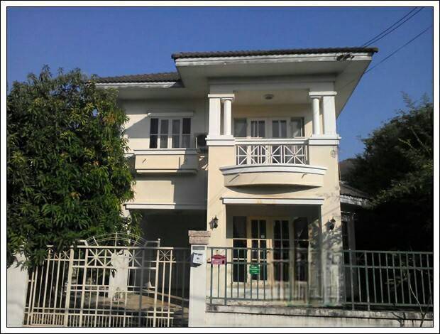 For RentHousePhutthamonthon, Salaya : Single house for rent, Chaiyaphruek, near Mahidol University, just 5 minutes.