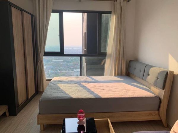 For SaleCondoBangna, Bearing, Lasalle : S-IDMEG101 Ideo Mobi Sukhumvit Eastgate, 28th floor, city view, 22 sq m., 1 bedroom, 1 bathroom, 2.1 million.064-959-8900