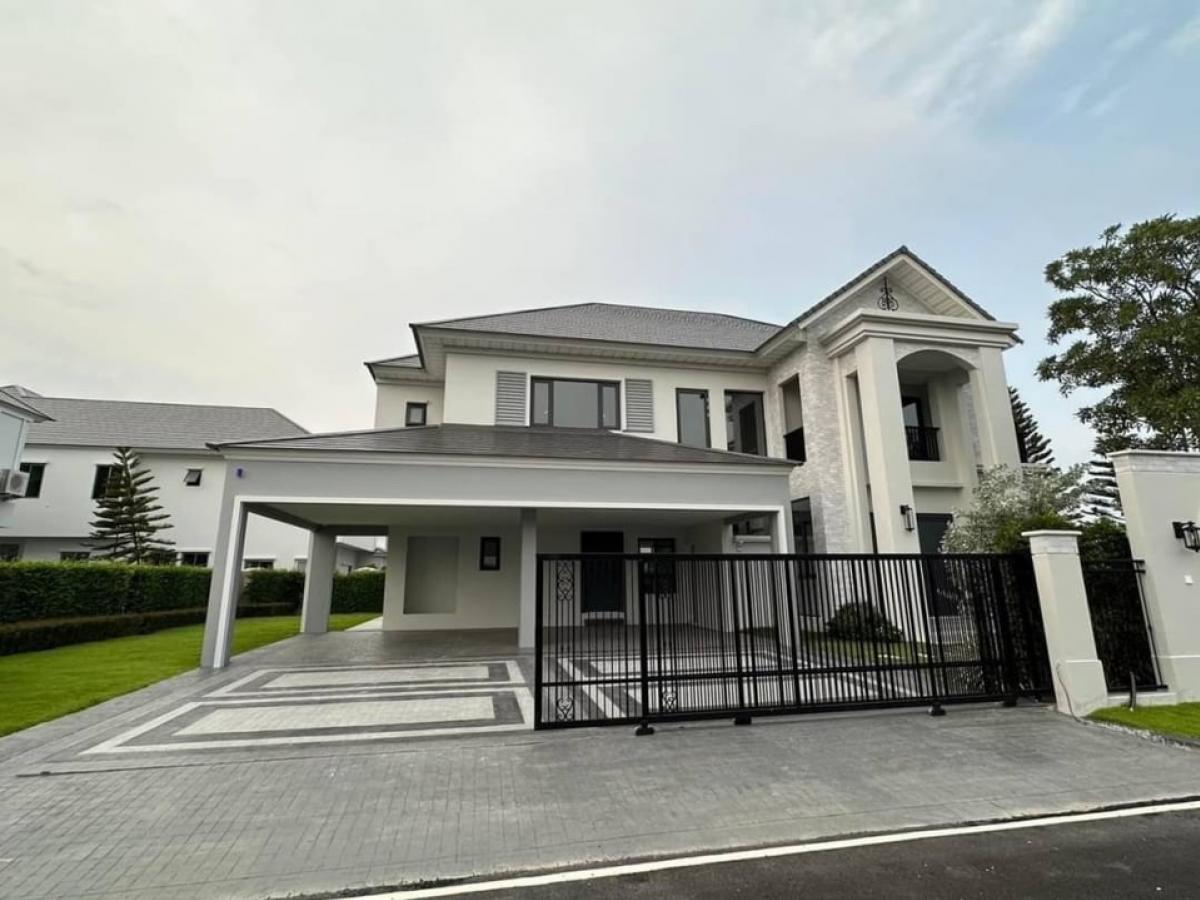 For SaleHouseLadkrabang, Suwannaphum Airport : 📢👇Big house Spacious space Safety system in the project is good, convenient transportation, 4 bedrooms, suitable for a large family.