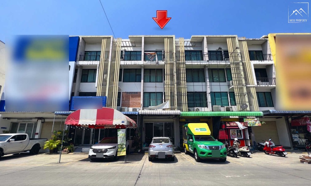 For SaleShophouseLadkrabang, Suwannaphum Airport : Fifth Avenue Ladkrabang: Fifth Avenue Ladkrabang - 4-story home office, quality location, near Ladkrabang Industrial Estate. Suvarnabhumi Airport, cheap price, selling at a loss!!