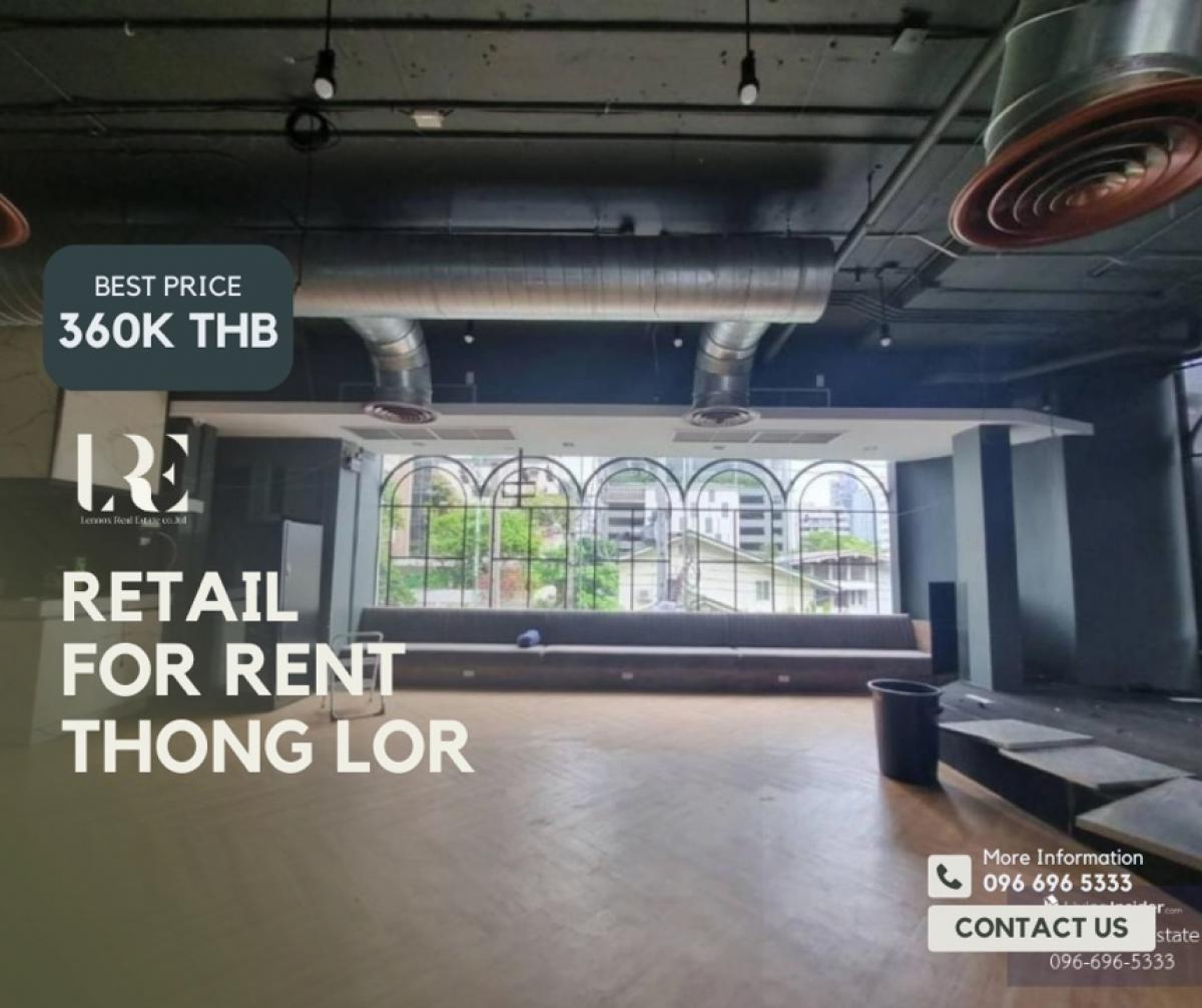 For RentRetailSukhumvit, Asoke, Thonglor : Terrace Bar & Restaurant for rent in Thonglor (Sukhumvit road) ,Call/WhatsApp: +66966965333 Line: @Lennox