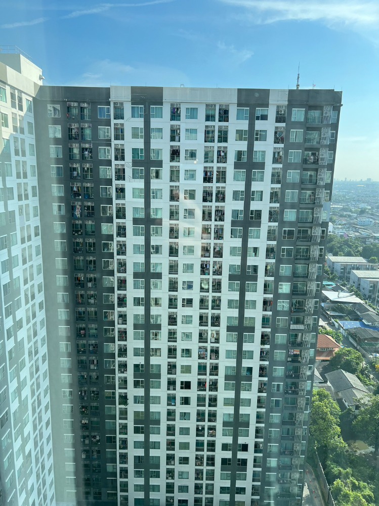 For SaleCondoRattanathibet, Sanambinna : Condo for sale Aspire Rattanathibet 2, near MRT Bang Kraso, Central, high view, with furniture, size 30 sq m.