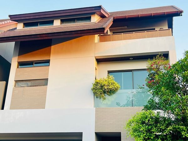 For SaleHouseYothinpattana,CDC : S-NVN101  Private Nirvana Residence, Soi Yothin Phatthana, size 54.4 sq m., 3 floors, usable area 350 sq m., 4 bedrooms, 4 bathrooms, 24.99 million. 063-759-1967