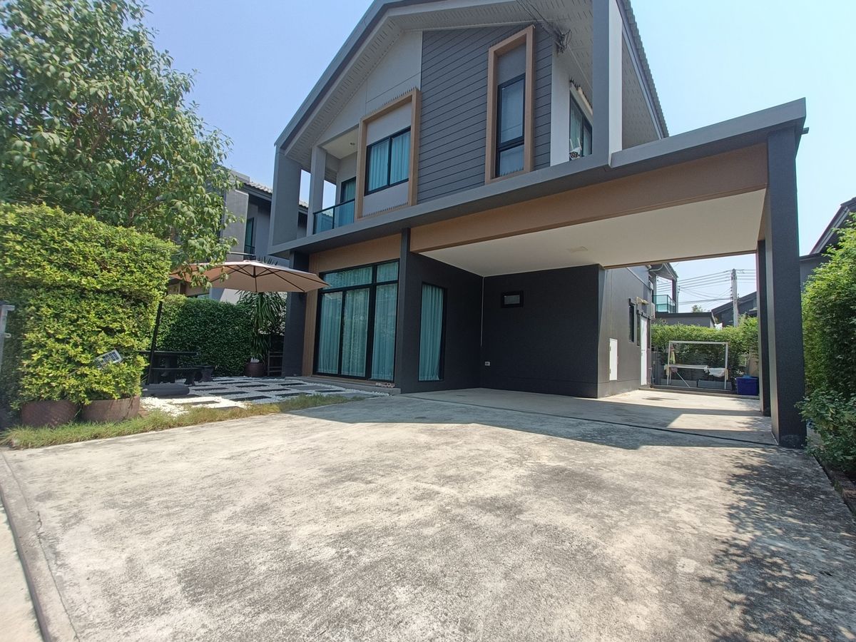 For SaleHousePathum Thani,Rangsit, Thammasat : 2-story detached house for sale, Kanasiri Village, Ratchaphruek-346, area 50.00 sq m, good project from Sansiri. Good location, convenient travel