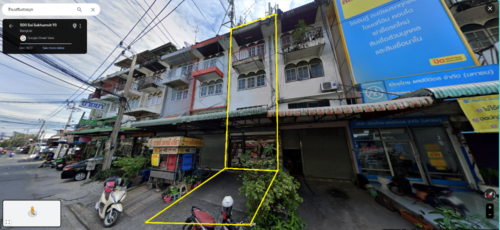 For SaleShophouseSukhumvit, Asoke, Thonglor : Building for sale: 1 unit, 3 floors / 3 bedrooms / 2 bathrooms (with full parking in front of the building)