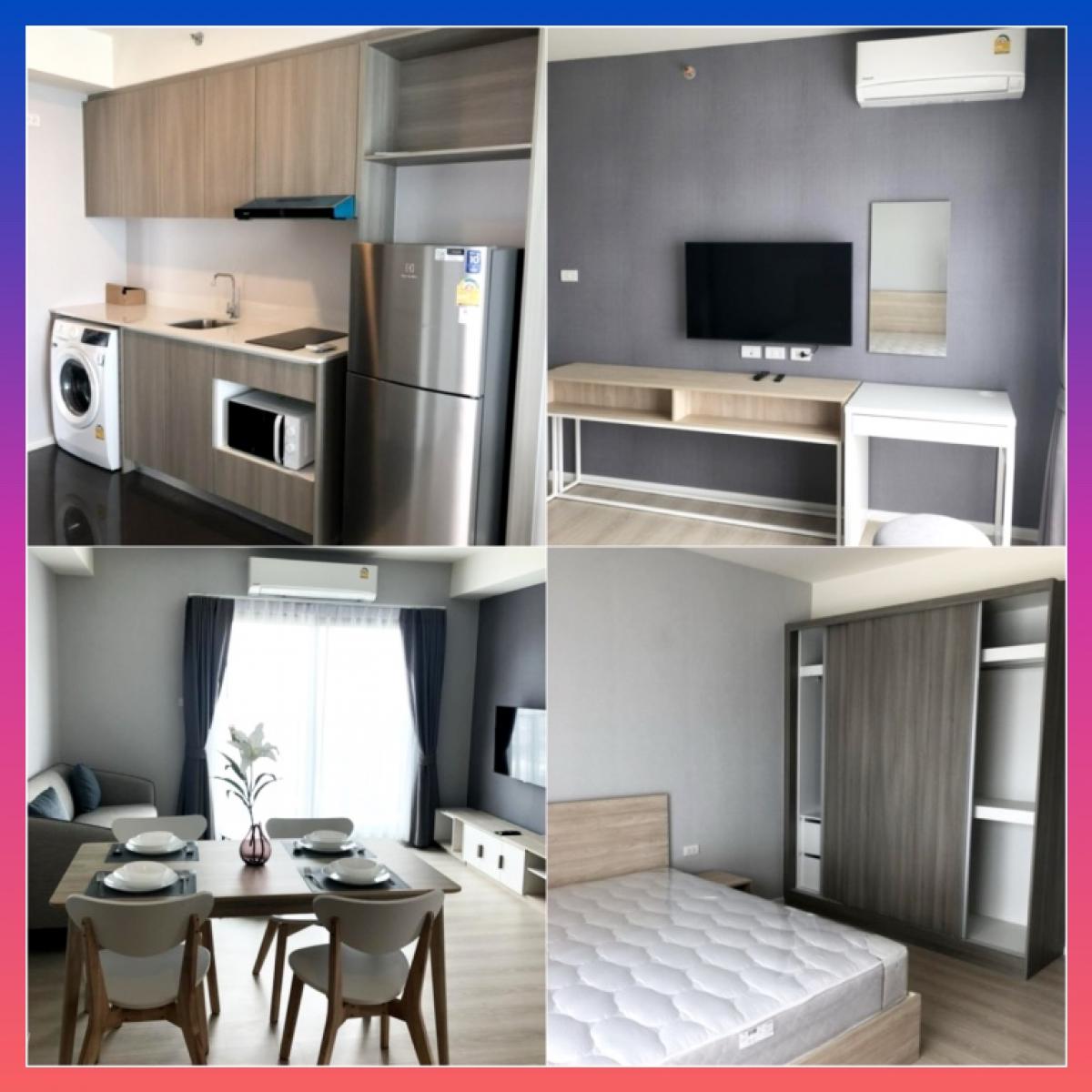 For RentCondoBangna, Bearing, Lasalle : A Space Mega Bangna Condo for rent, 2 bedrooms, near ikea D-prep International School Prince Suvarnabhumi.