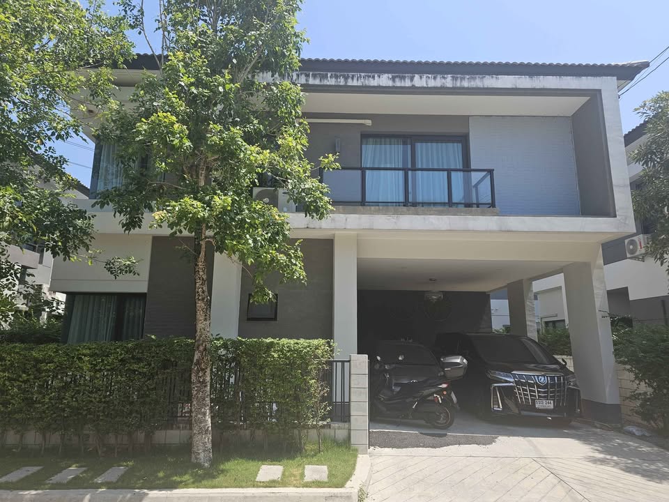 For RentHouseRama5, Ratchapruek, Bangkruai : House for rent with furniture in the Centro Ratchapruek-Suan Phak project