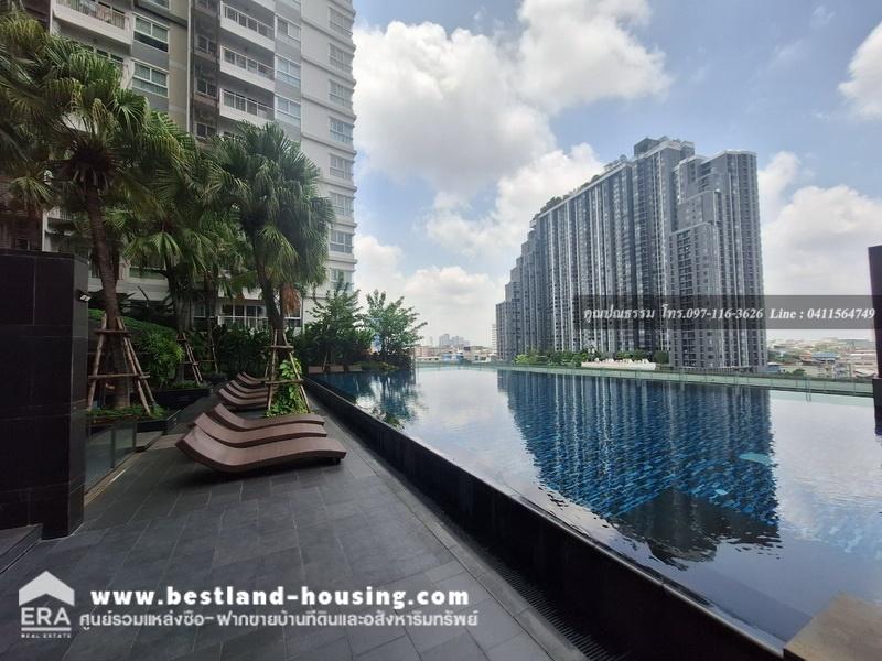 For SaleCondoThaphra, Talat Phlu, Wutthakat : Condo for sale: Parkland Grand Taksin, 27th floor, beautiful view, good price, quiet, private, high floor, beautiful view, airy atmosphere.