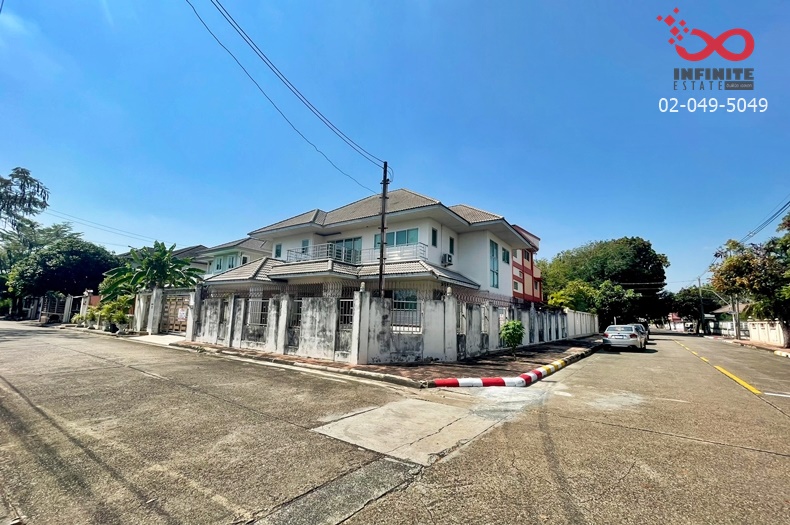 For SaleHouseNonthaburi, Bang Yai, Bangbuathong : 2-story detached house for sale, 97 square meters, corner house, Chollada Village. Bang Kruai-Sai Noi Road, Bang Bua Thong, Nonthaburi