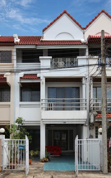 For RentTownhouseChaengwatana, Muangthong : 3 -story townhouse for rent, suitable for home making, office, home office (20/02/68)