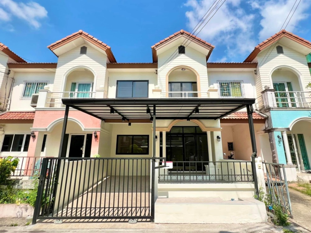 For SaleHouseEakachai, Bang Bon : Newly renovated house for sale, “Sathorn Grand Ville“, traveling on 3 main roads, Kanlapaphruek, Kanchanaphisek, Ekkachai.